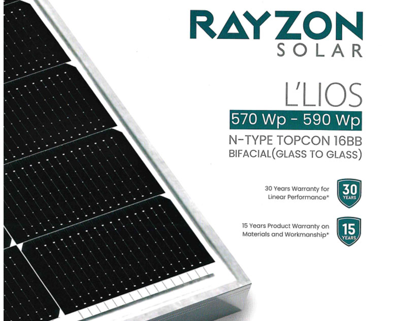 RAYZON SOLAR : Poly/ Multi Solar 335Wp Module
